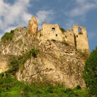 Zrúcanina hradu Lednica4
