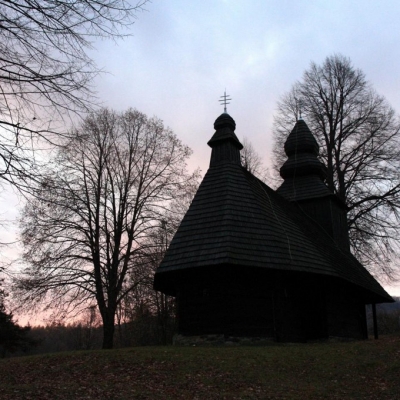 Drevený kostolík Ruská Bystrá3